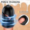 Adjustable Buckle Penis Training Vibrator Male Masturbator Male Glans Stimulating Ejaculation Training Adult Toys Men Pleasure Prolong Endurance