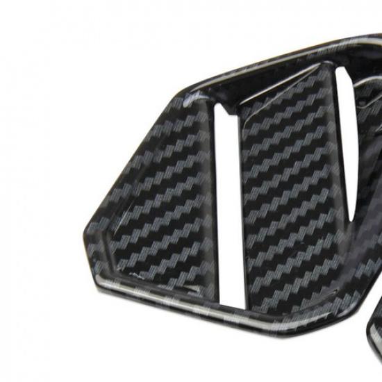 Carbon Fiber Style AC Air Vent Outlet Cover Trim For Toyota Tundra -2025