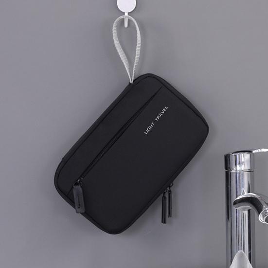 Wasserdichte Reise-Kulturbeutel für Männer Frauen Weit zu öffnende aufblasbare Kosmetik-Make-up-Organizer-Tasche mit Griff für Shampoo Conditioner Make-up-Zubehör