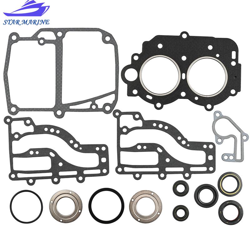 63V-W0001-01 GUARNIZIONE, COPERCHIO SUPERIORE Kit Sostituzione Per Motore Fuoribordo Parsun Hidea Yamaha 15HP 9.9HP 63V-W0001 Aftermarket