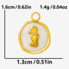 6pcs Assorted Leaf Fish Mushroom Plant Animal Pendant Enamel Charm Stainless Steel Charms For Jewelry Making Supplies DIY Craft