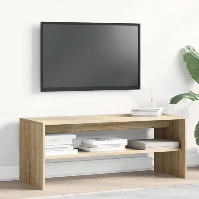 VidaXL TV Stand Sonoma Oak 100 X 40 X 40 Cm Chipboard 859120