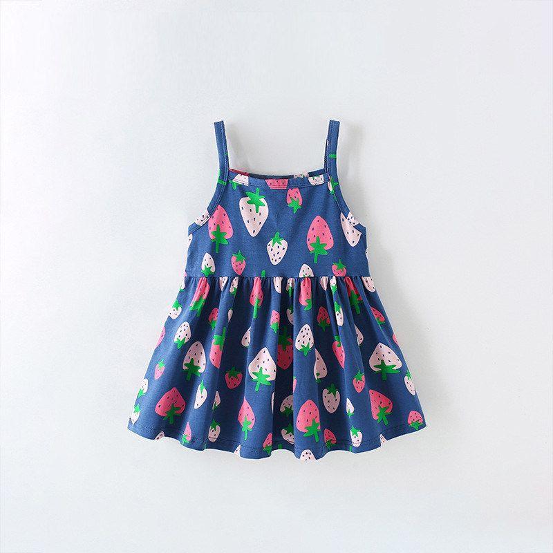Летняя юбка на бретельках Malwee для девочек, новинка, модная детская одежда, западный стиль, мода для маленьких девочек, платье принцессы 102110 140 cm