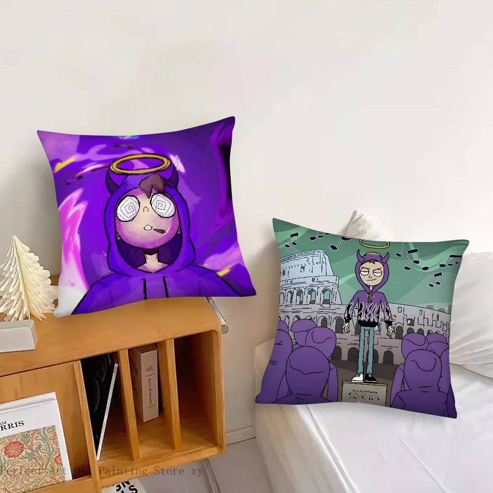 Tha S-Supreme Rapper Thasup Pillow Case Fashion Square Pillowcase Bedroom Sofa Room Ins Decoration Leisure Cushion Cover