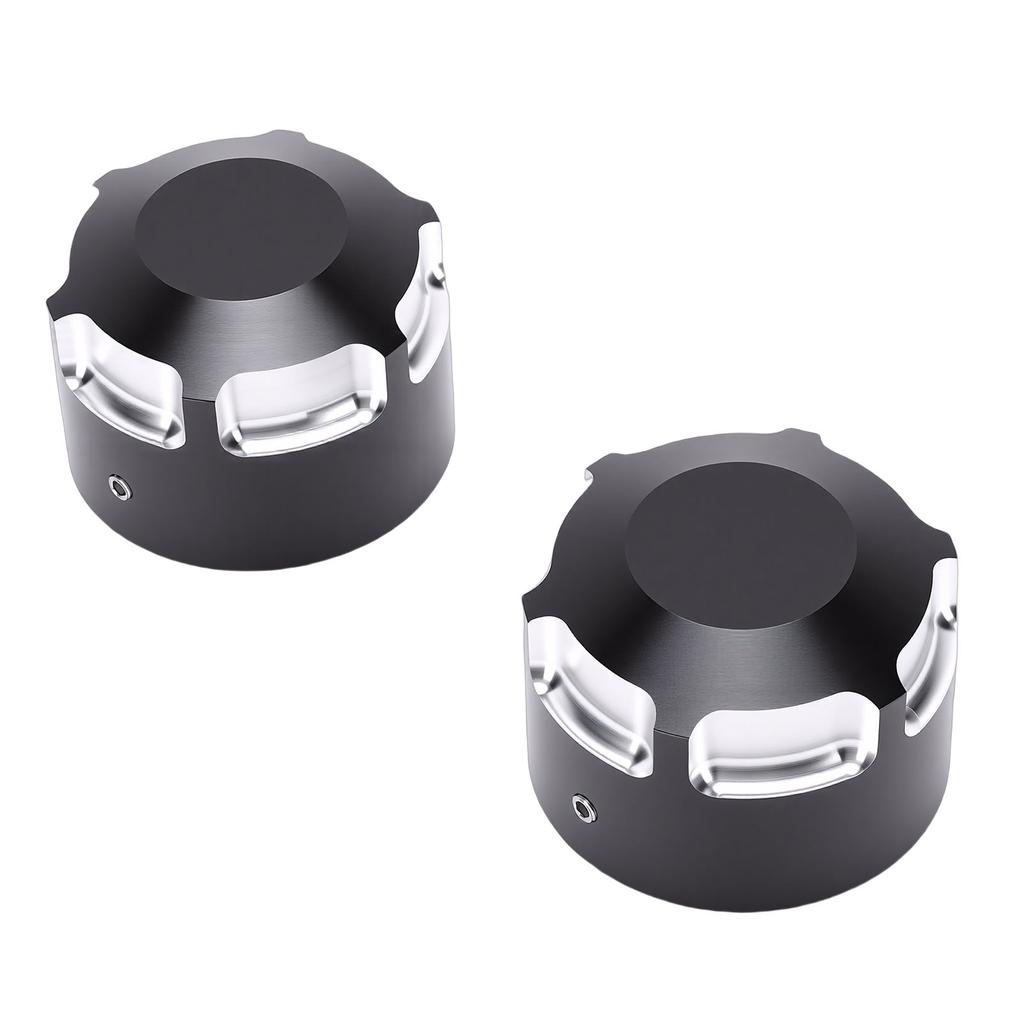 2pcs Rear Axle Nut Covers Caps Aluminium Alloy Rustproof Replacement for Spyder All Models 2008 to Later