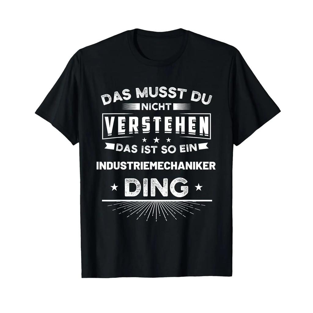 Industrial Mechanic Locksmith Slogan T Shirt Vintage Streetwear Fashion Designer Clothes Comfortable Homme Stretched