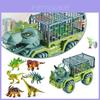 Colorful Dinosaur Trucks Triceratops Tyrannosaurus Figure For Kids' Playtime Fun