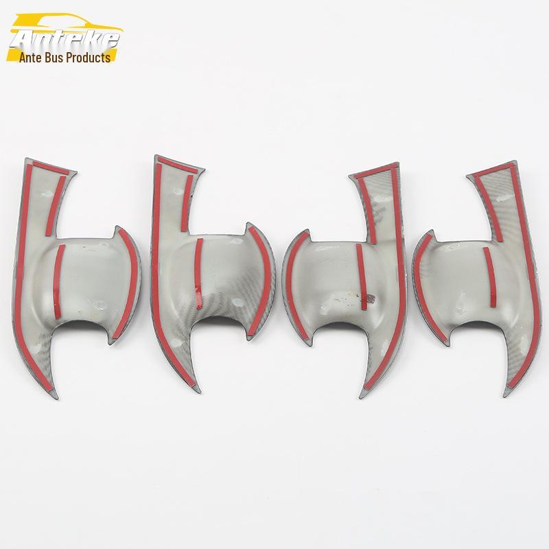 VV7 Door Bowl Protective Film - Anti-Scratch Sticker & Decorative Frame for Car Accessories