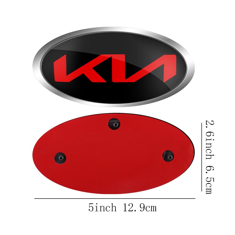 Car Front Hood Emblem Cover Rear Trunk Badge Sticker for KIA Sportage Ceed Sorento Cerato Optima Picanto Rio Soul k5 Stonic Niro