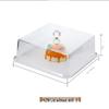 Handun Transparent Acrylic Square Cake Dust Cover