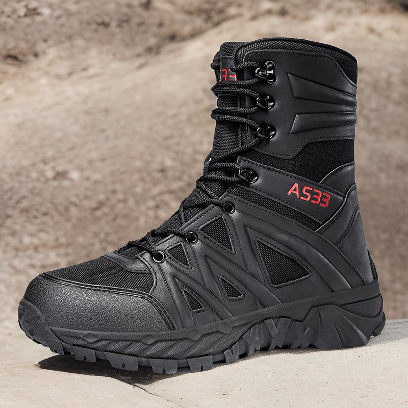 Large Size 47 Special Forces Combat Boots for Outdoor Hiking, Military, Desert Training & Mountaineering Shoes