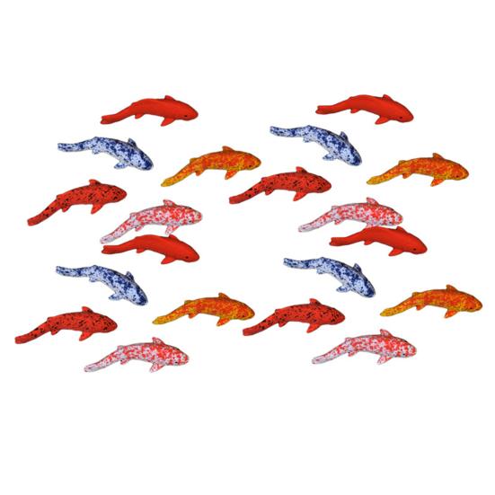 Fake Fish Resin Goldfish Figurine Artificial Floating Lucky Fish Statue for Aquarium