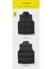 2024 Men's Trendy Solid Color Stand-up Collar Waistcoat: Warm and Casual Autumn/Winter Vest