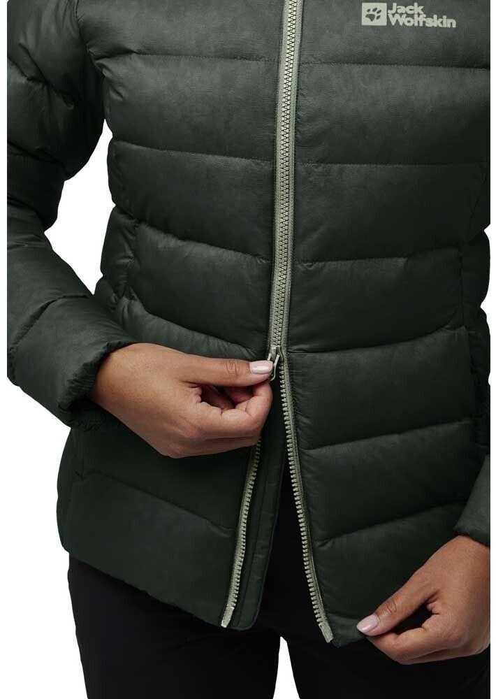 Куртка Jack Wolfskin Nebelhorn Down Hoody Women RDS Down Jacket (A61829) шиферно-зеленая