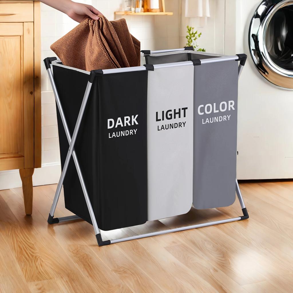 1pc Large Laundry Basket, Laundry Hamper, Dirty Clothes Storage Basket, Dirty Clothes Hamper For Home College Dorm