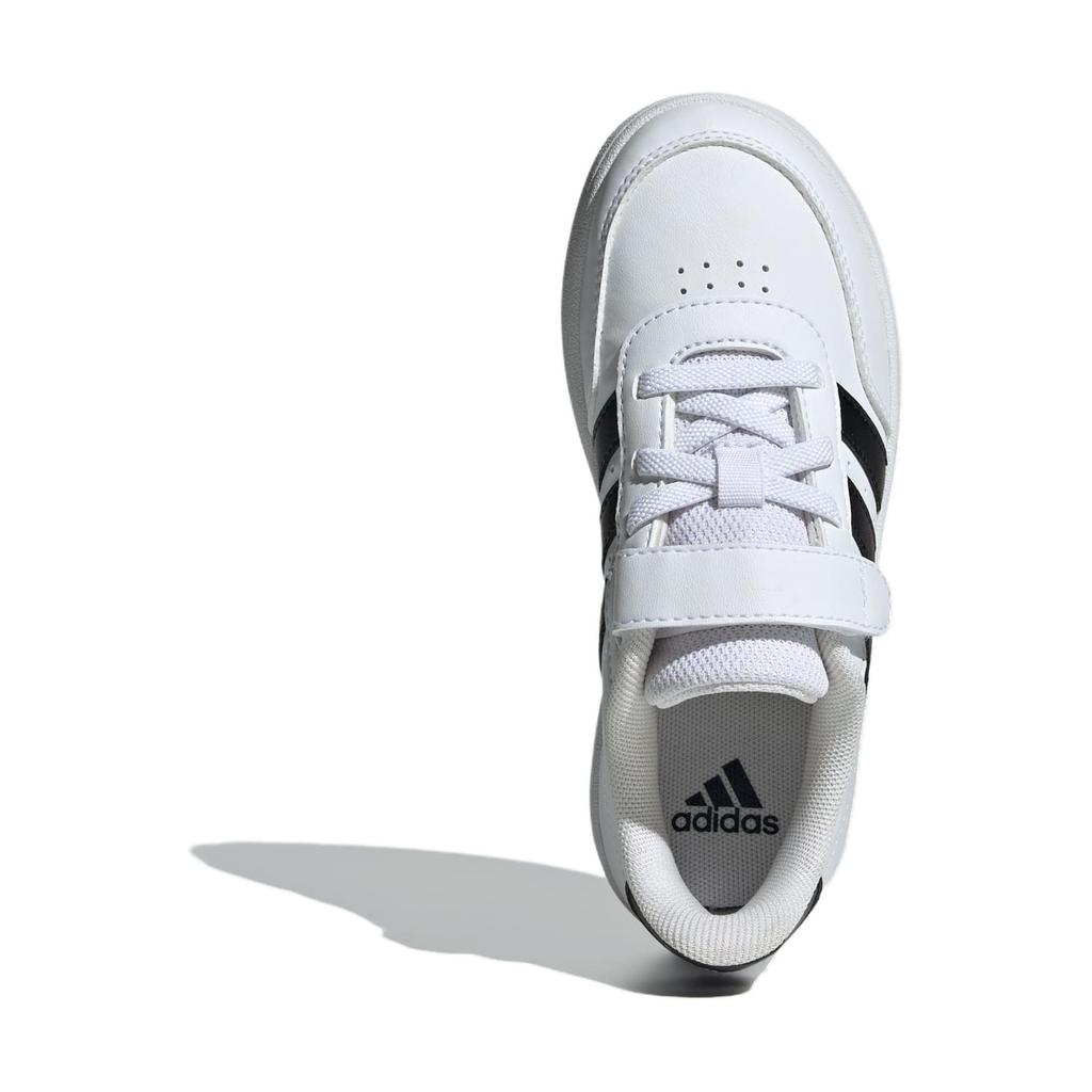New Adidas BREAKNET 2.0 Slip Resistant Anti Kick Low Top Kids' Skateboarding Shoes White Kids' IE3792