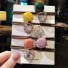 1Pcs  Head Rope Ins Hollow  Haircircle Fresh Women'S Hairtie