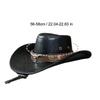 Classic Western Cowboy Hat Rivet Gentleman Costume Cosplay Cap Ornament Multipurpose Household Supplies For Outdoor Traveling
