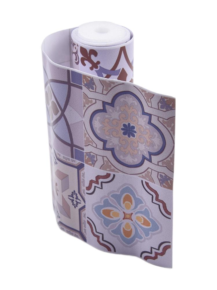 1Roll Bathroom Waist Line Wall Stickers Waterproof Peel & Stick Art Mural Backsplash Home Decoration Stickers Waist Line Sticker