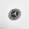TVE4  Ornaments Car Metal Flat Hood Emblem Front Badge Logo For Mercedes Benz