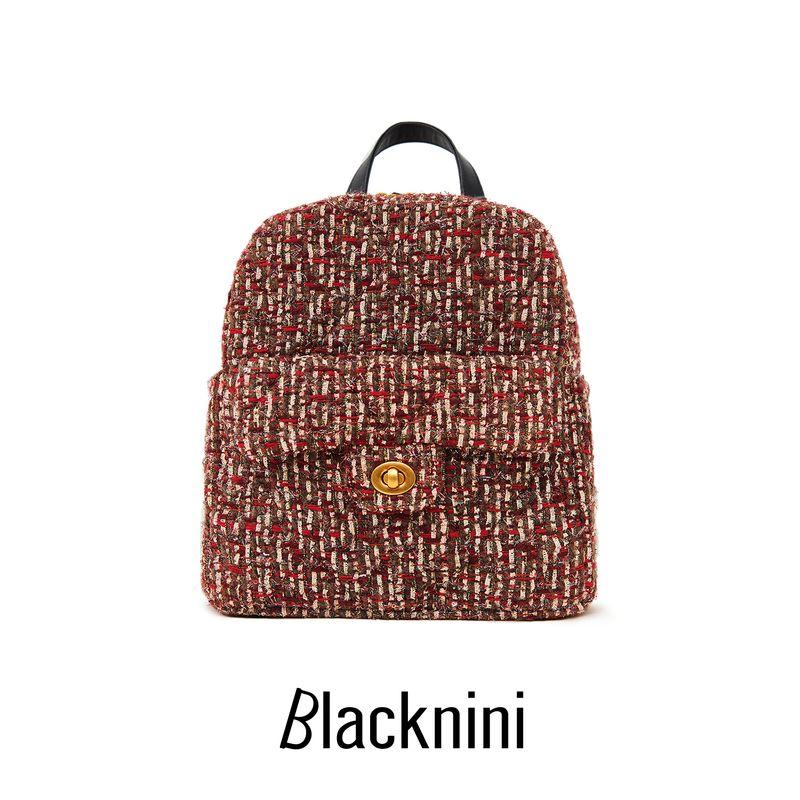 

Blacknini Yin Waffle/ Lucky Persimmon 90 Tall Fluffy! Tweed White Goose down Vest/Bag Bags One size