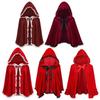 Velvet Halloween & Christmas Cloak for Women & Children - European and American Style, In Stock