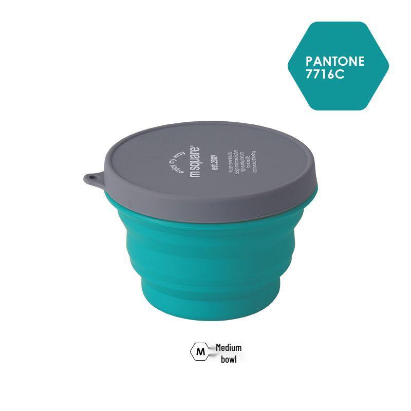 Large Capacity Outdoor Silicone Folding Kettle for Open Flame Boiling - Ideal Camping Cookware & Tableware