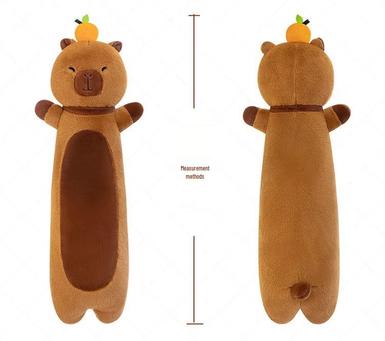 Capybara Long Body Pillow - Plush Toy and Sleeping Leg Cushion