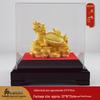 Golden Coin Turtle Wealth Ornament - Housewarming, Wedding Gift, Desktop or Living Room Decoration, Longevity Mascot.