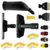 For Karcher SC1 SC2 SC3 SC4 SC5 Replacement Steam Round Brushes Nozzle Microfibre Cloths Set Steam Cleaner Accessories