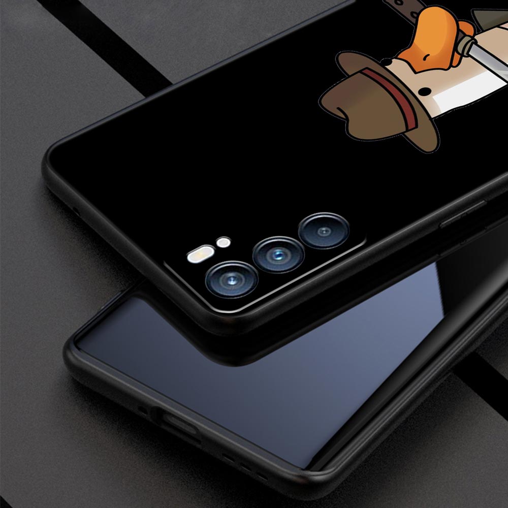 Cartoon Zweifel Ente Für Oppo Reno7 Reno6 Pro Plus A54 5G Handyhülle Find X6 X5 A53 A52 A9 2020 A15 A95 A17 A16 A76 A74 A57 Hülle
