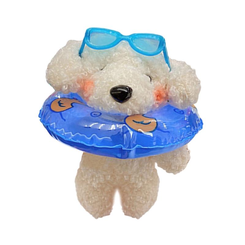 Small Dog Keychain Soft and Adorable Stuffed Animal for Bags and Keys Personalized Keyrings Decoration for Women's Bag