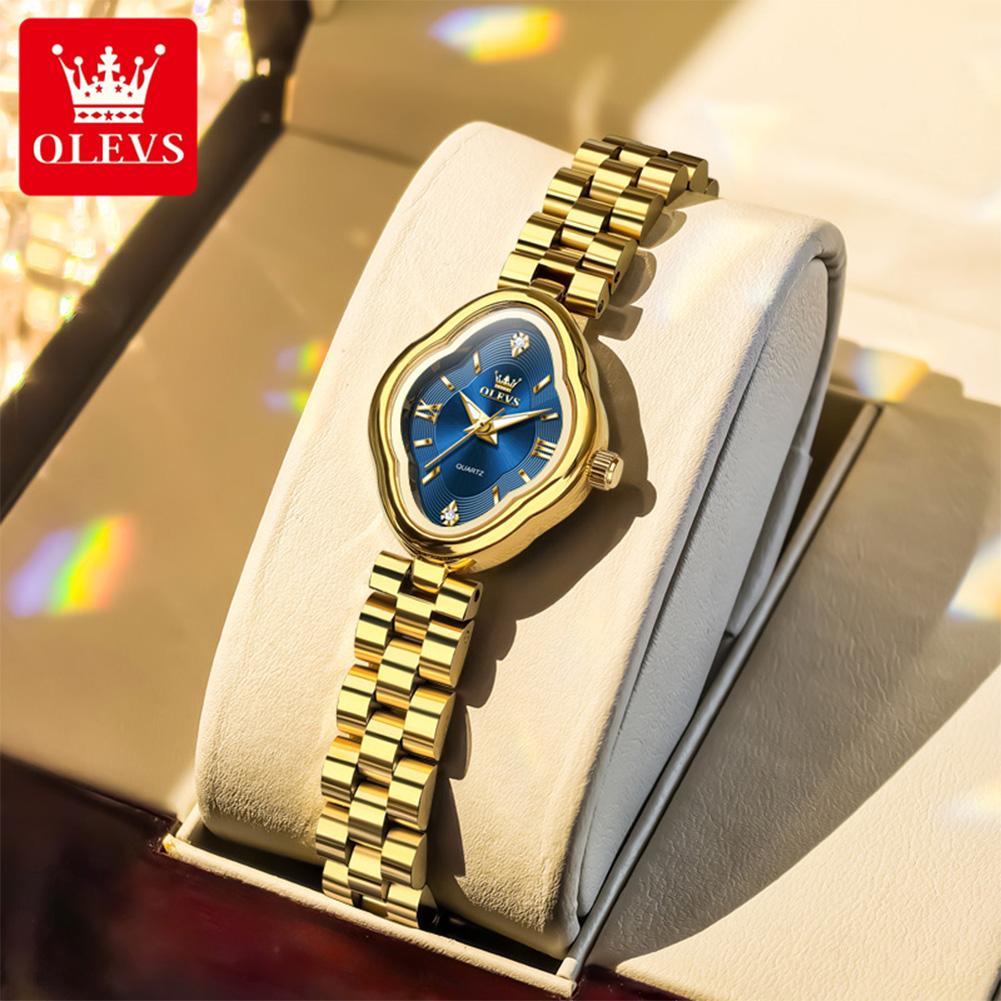 OLEVS Gold Woman Watch Fashion Waterproof Luminous Original Quartz Watch for Women Fashion Elegant Ladies Watches