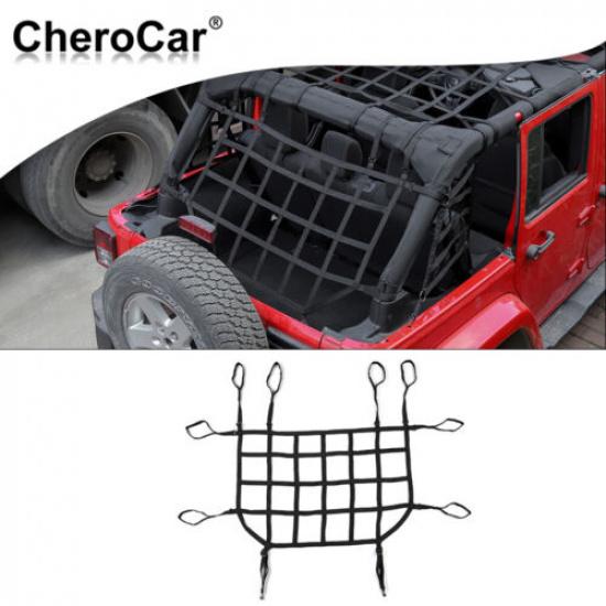 Síťka do kufru Heavy Duty Zadní síťka Pro Jeep Wrangler JK 4 Dveře Příslušenství