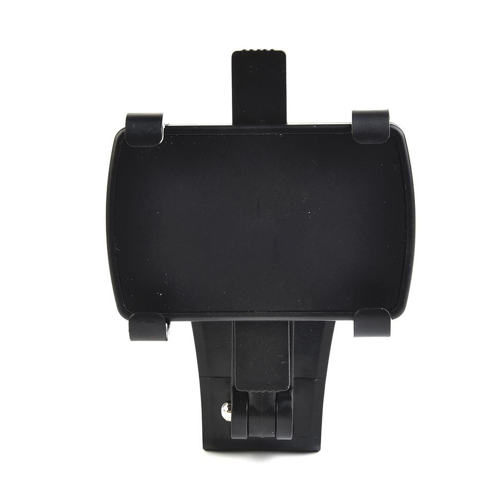 Περιστρεφόμενη 360° Στήριγμα τηλεφώνου ταμπλό αυτοκινήτου ABS Μαύρο