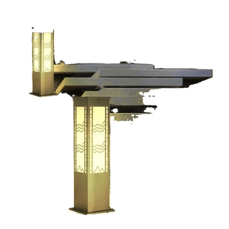 Solar-Powered Waterproof Lawn Light for Outdoor Garden or Villa