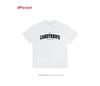 Niche Minimalist Retro Men's Cotton Letter Print T-Shirt - Summer Trendy Loose Fit