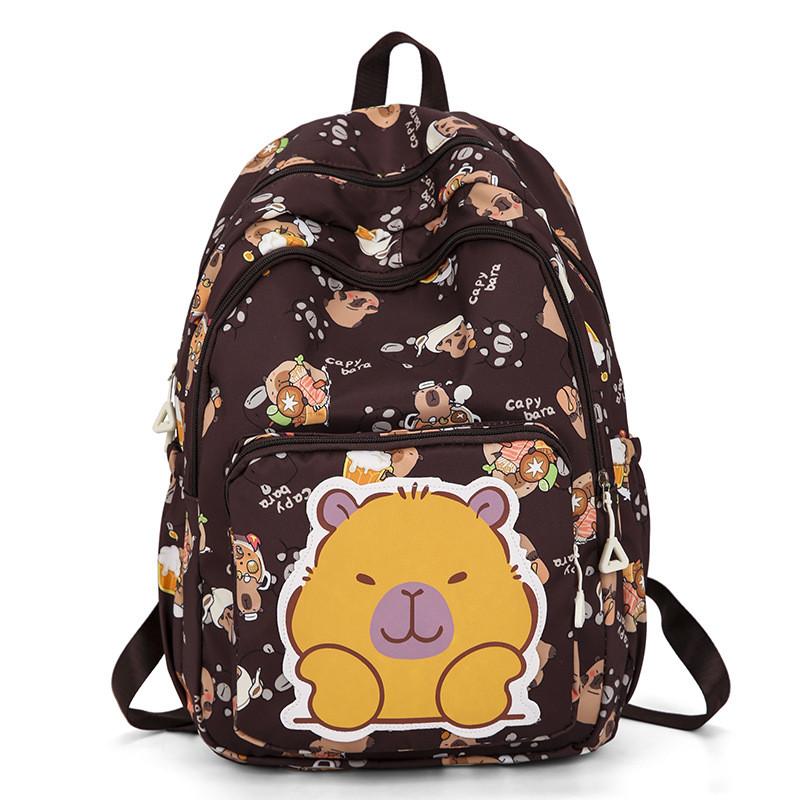 Food Cartoon Cute Dolphin Pattern Student Leisure Backpack For Use Daily