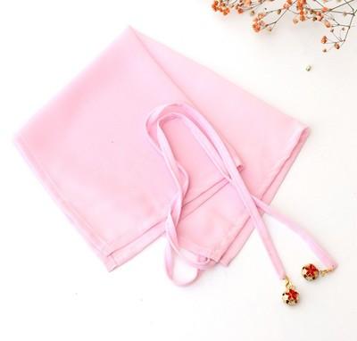 Pure Color Face Veil Women's Hanfu Style Half Transparent Sunscreen Headwear Fashionable Accessory for Various Occasions