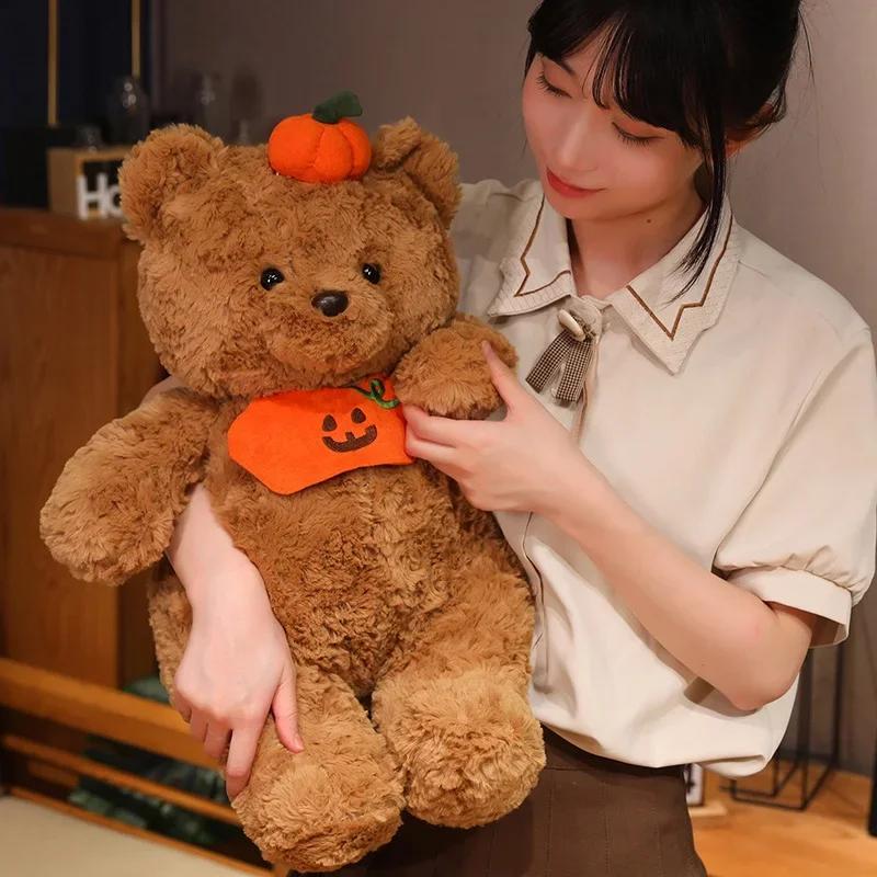 Desene animate drăguț de pluș jucărie de vacanță dovleac urs iepure porc pui păpușă pernă însoțește decompresie jucărie ziua de naștere cadou de Halloween