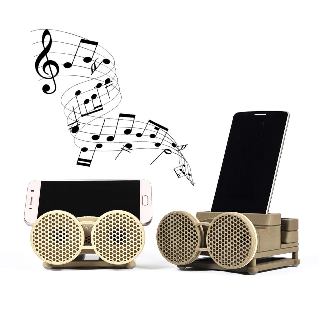 Mobile Phone Speaker Sensitive Cable Sound Video Calling Battery-Free Stand, Desktop, Portable, Speaker, Smartphone/Tablet Stand, Charging,