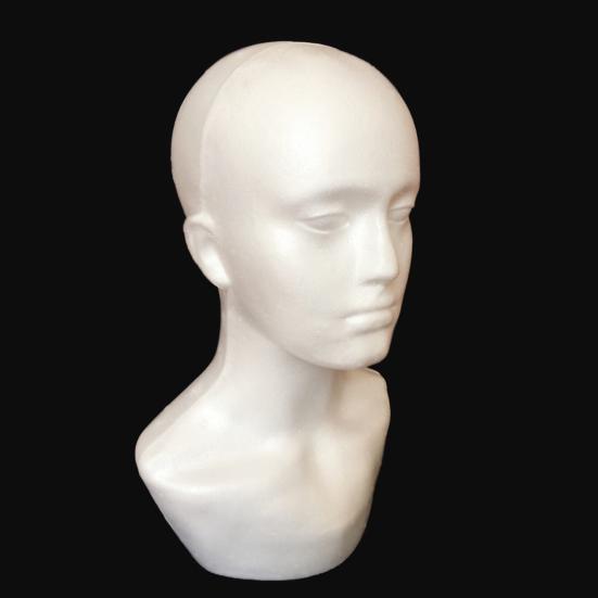 Mannequin Hat Display Lifelike White Foam Mannequin