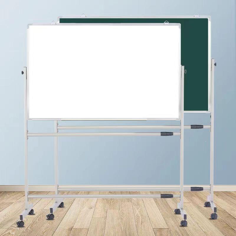Double-Sided Magnetic Mobile Whiteboard Stand for Home & Office Teaching and Training