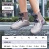 YIXI Unisex Fashion Thickened Wear-Resistant Waterproof Rain Shoe Covers