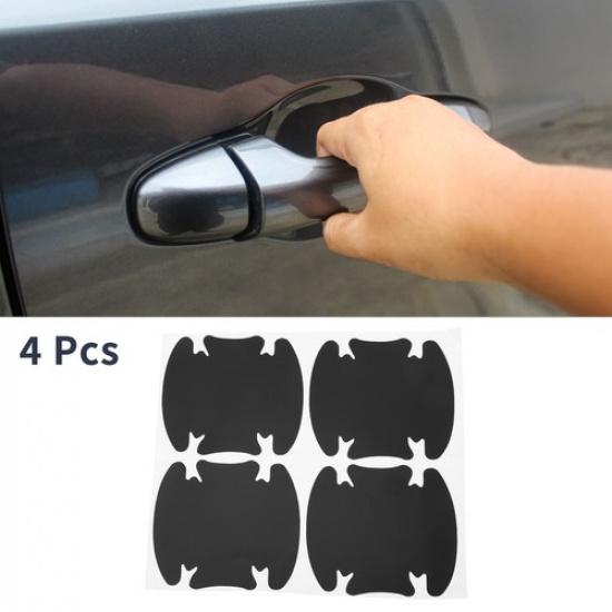 4 Pcs Universal Door Handle Cup Cover protection Door Bowl 90x100mm Matte Black