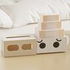 Expression Paper Towel Box Big Eyes Tissue Box Multifunctional Paper Storage Box Home Table Decoration Tissue Case Elegant