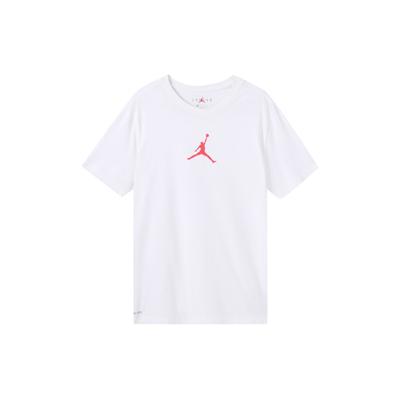 Jumpman Logo Print Short Sleeve T-Shirt Men Tops White BQ6741-101