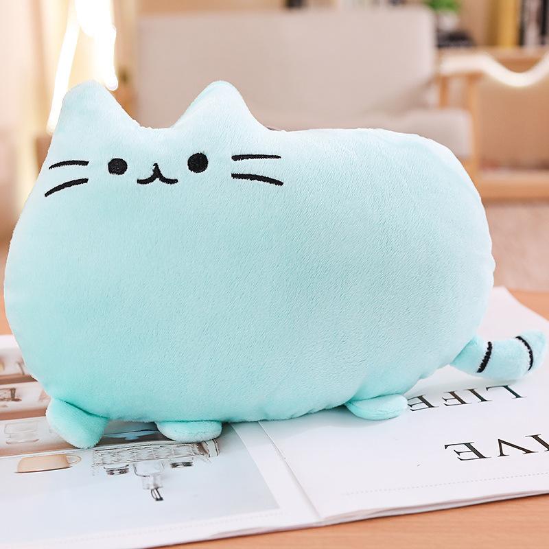 40*30cm Creative Home Decoration Hug Pillow Sofa Headboard Cushion Meow Man Pillow Big Face Cat Cartoon Biscuit Pillow Festival Friend Birthday Gift