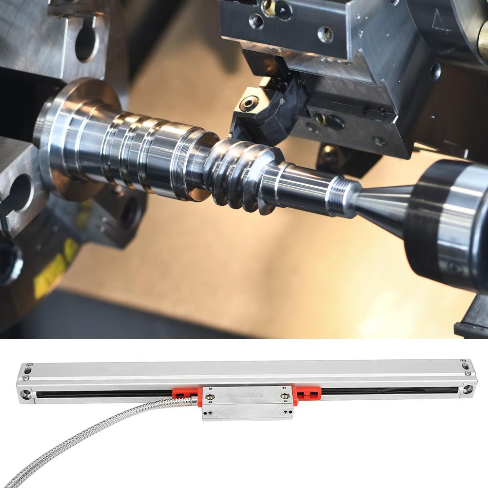 High Accuracy Optical Linear Encoder Glass Scale Measuring Ruler Tool 270mm