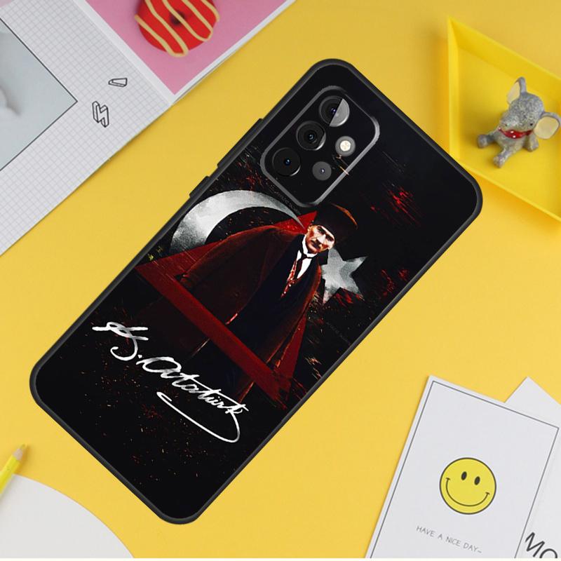 Turkey Mustafa Kemal Ataturk Case For Samsung Galaxy A15 A17 A54 A34 A14 A13 A23 A33 A53 A52 A32 A12 A56 A36 A16 A35 A55